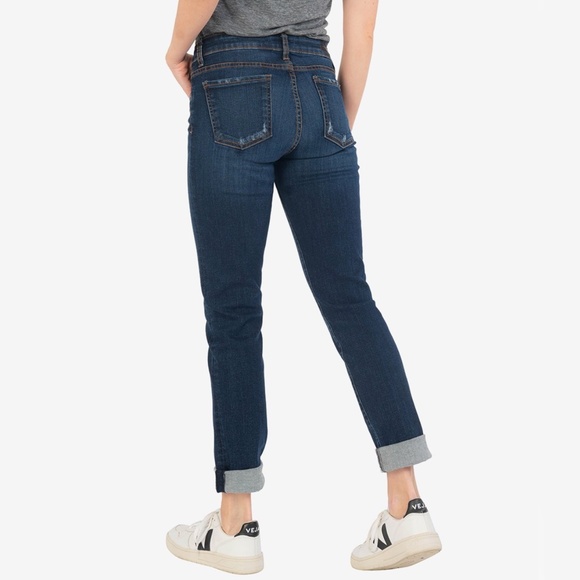 KUT // KLOTH Petite "Catherine" Boyfriend Jean - Picture 3 of 13